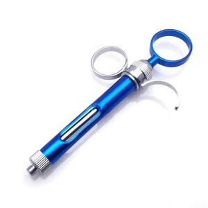 Jeringas Dentales Aspirantes Plateadas, Manuales, con Mango de 2.5 Anillos, Instrumentos Quirúrgicos de Acero Inoxidable, Profesionales, Ergonómicas, Reutilizables - Product Image 5
