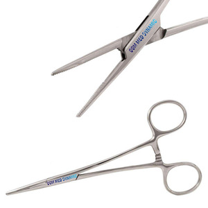 Pinces hémostatiques Kelly en acier inoxydable, pince chirurgicale, hémostatique médical, polyvalent, réutilisable, kit chirurgical, classe II, usage hospitalier - Product Image 1
