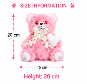Oso de Peluche Rosa, Juguete de Peluche Suave de Velboa, Animal de Peluche Adorable, Cojín para Abrazar, Regalo Personalizado, OEM, Venta al Por Mayor - Product Image 3