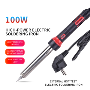 <span class=keywords><strong>Fer</strong></span> à <span class=keywords><strong>souder</strong></span> professionnel tactile 100W 220V avec grande puissance, chauffage rapide, voyant lumineux et fonction de réparation de circuits imprimés - Product Image 3