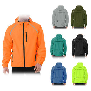 Custom Logo Outdoor Hiking <b>Men</b> Waterproof Sports Rain Running <b>Jacket</b> Reflective Windbreaker Packable Golf <b>Cycling</b> Hood <b>Jackets</b> - Product Image 4
