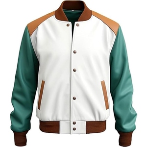 Veste de moto en cuir PU pour homme, style classique, look motard, vêtements de moto tendance, veste en cuir décontractée. - Product Image 1