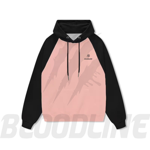 Sudadera con Capucha Unisex Bloodline, Manga Raglán, Corte Regular, Casual, Amarillo y Rosa, Bolsillo Frontal, Tejido Transpirable, Invierno - Product Image 5