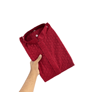 TENDENCIA RAYON ALGODÓN MÁQUINA BORDADO TRABAJO HOMBRE KURTA CON PAYJAMA MARRON - Product Image 1