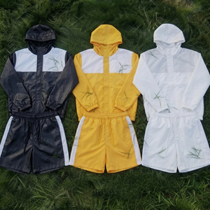 Men's Summer Windbreaker Shorts Sets Breathable Quick Dry Lightweight Rain Zipper Fly Outdoor <b>Wind</b> <b>Breaker</b> Two Piece Suit - Product Image 1