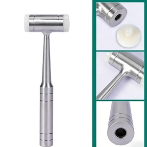 Marteau à os dentaire double tête en nylon et acier inoxydable, instrument de dentiste autoclavable, outil chirurgical d'extraction osseuse (1 pièce) - Product Image 6