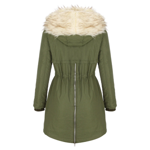 Custom <b>Women</b> <b>Belted</b> Parka <b>Coat</b> Thickened Winter Outdoor Long Jacket Pakistan Manufacturer <b>Women</b> Parka - Product Image 5
