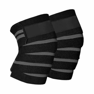 Strong Compression <b>Knee</b> Wraps For Weightlifting Gym Fitness Workout Squat Training Athletic <b>Exercise</b> Support Accessories - Product Image 3