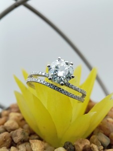 10K Yellow <b>Fine</b> Jewelry 2.5 CT White Diamond Engagement & Wedding Anniversary <b>Ring</b> Pear Stone for Parties Gifts Sterling Silver - Product Image 1