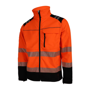 Chaqueta de Seguridad de Alta Visibilidad Naranja, Impermeable, Reflectante, para Trabajo Industrial, Protección, Construcción y Uso General - Product Image 6