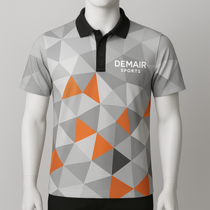 Private Label <b>Long</b> Twill Lightweight Moisture Wicking Sublimated for <b>Shirts</b> Summer Sports Breathable Corporate Uniforms OEM - Product Image 1