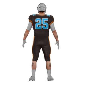 Maillot de football américain à succès, impression par sublimation personnalisée, coutures robustes, uniformes unisexes pour jeunes/adultes - Product Image 3