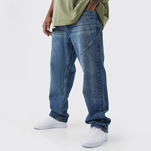 Pantalones vaqueros holgados de lavado claro para hombre, elegantes y supremamente cómodos, con un caída perfecta, comodidad durante todo el día y un estilo atemporal. - Product Image 3