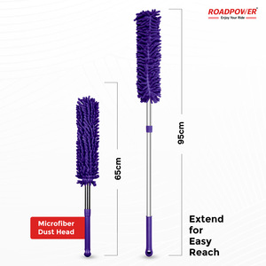 ROADPOWER (RP-DUS-02) Plumeau de voiture extensible - Outil de nettoyage en microfibre de qualité supérieure pour voiture, maison et bureau - Conception légère et flexible - Product Image 3
