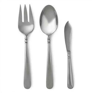 Juego de cubiertos de acero inoxidable de estilo clásico para comidas familiares, decoración de mesa formal y ocasiones especiales. - Product Image 3