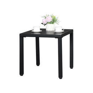 Tavolino da Esterno in Ferro Battuto alla Moda, Semplice ed Elegante, 19*19*18 Pollici - Product Image 1