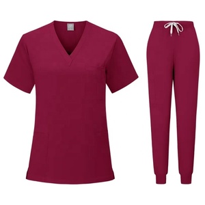 Tenues médicales blanches à manches longues pour femmes, en Spandex/Polyester, pour médecins et infirmières, avec détection d'aiguilles - Product Image 1