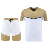 Tenue de football d'hiver à manches longues pour hommes, ensemble d'entraînement de football, vêtements de sport respirants, tissu 100% polyester, séchage rapide