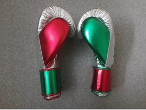 No Boxing No Life Pro Training Boxing Gloves Mexican Style Hook & Loop Premium Genuine Leather Sparring Gloves - Product Image 3
