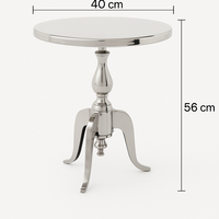 Table d'appoint moderne en métal avec accents artisanaux licorne, pliable, pour salon, chambre, canapé, chevet, intérieur européen