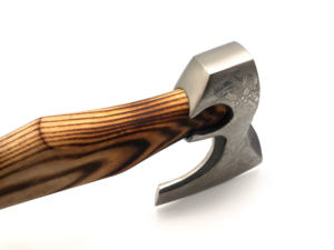 Hache Viking artisanale industrielle DIY personnalisée, tête en acier carbone de haute qualité, manche en bois, bord tranchant personnalisable - Product Image 4
