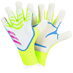 ถุงมือผู้รักษาประตูฟุตบอลสำหรับเยาวชน คุณภาพดี ราคาถูก ผลิตจากยางลาเท็กซ์หนา พร้อมอุปกรณ์ป้องกันนิ้วมือ มีจำหน่าย - Product Image 4