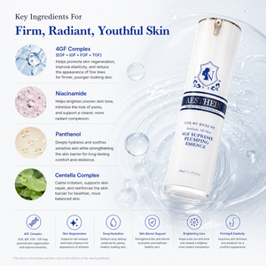 AESTHEIN 4GF Supreme Plumping 40ml EGF IGF Niacinamida para Piel Sensible Antienvejecimiento, Líquido Iluminador Facial - Product Image 3