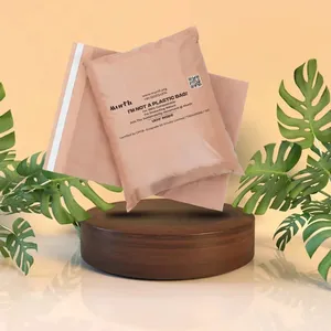 Sacs d'expédition pour colis d'entrepôt e-commerce en polyéthylène de marque UKHI, biodégradables, compostables, flexibles, jetables, 120 microns - Product Image 1