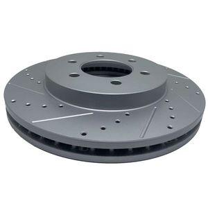 Dischi Freno Anteriori Forati e Pastiglie per Ford F-150 e Lincoln Mark TL 4WD 2004-2008 - Product Image 2