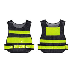 Chaleco de Seguridad Reflectante Personalizado para Trabajo, Ropa de Trabajo de Alta Visibilidad, Chaleco Deportivo de Poliéster/Algodón de Manga Corta Unisex - Product Image 2