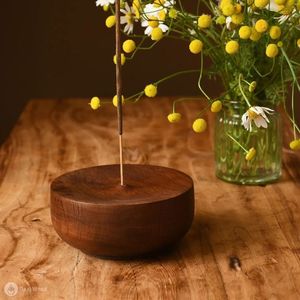 Porte-encens minimaliste en bois pour la maison et le bureau, diffuseur aromatique, cadeau, décoration d'intérieur, aromathérapie - Product Image 2