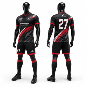 เสื้อฟุตบอลแบบแห้งเร็วพิมพ์ลายเต็มตัว พร้อมชื่อผู้เล่น ชุดฟุตบอล กางเกงฟุตบอล ถุงเท้า - Product Image 2