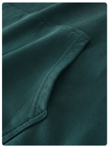 Sudadera con Capucha para Hombre, Estilo Waffle, de Felpa, Color Sólido, Secado Rápido, Transpirable, Informal, para Invierno, Uso Diario, DDP - Product Image 5