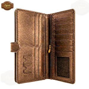 Executive Organizer Leather <b>Wallet</b> | Genuine Leather Long <b>Wallet</b> | Business Card Holder <b>RFID</b> Blocking | Travel <b>Wallet</b> for Men OE - Product Image 5