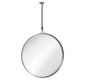 Round Shape Hanging Wall <b>Mirror</b> with Metal Border Wall Hanging <b>Mirror</b> | Decorative Black Border Customized <b>Mirror</b> With <b>Chain</b> - Product Image 4