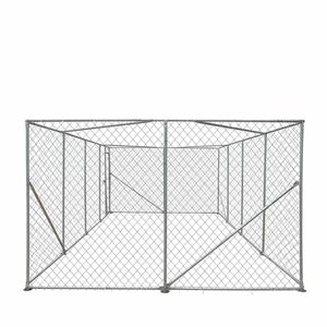 Recinto per Cani da Esterno XL 10FT X 20FT TMG DCP1020 con Recinzione a Catena e Cancello Bloccabile, Cuccia per Esercizio Animali Domestici, Recinto da 6FT per Cani da Esterno - Product Image 5