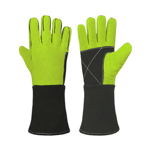 Gants de soudage en cuir résistants à la chaleur, imperméables, antidérapants, sans silicone, sans poudre - Product Image 5