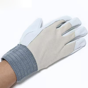Best Sale Top Quality Cow Leather Safety Assembly <b>Gloves</b> Custom Logo Soft <b>Driver</b> <b>Gloves</b> Industrial Construction Working <b>Gloves</b> - Product Image 3
