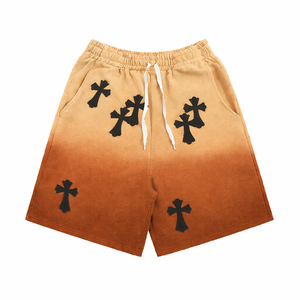 Shorts Homme Vintage Délavé Style Urbain en Coton 100% Molleton Bouclette Personnalisable Respirant Écologique - Product Image 6