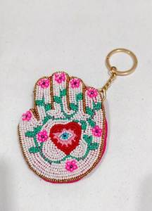 Premium Handcrafted Embroidered Beaded Keychain Decorative Charm for Women Girls and Gift Giving Occasions - Product Image 3