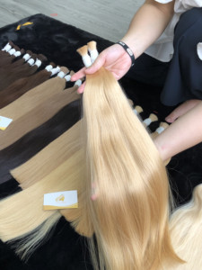Cabello Humano Virgen Vietnamita 100% de la Mejor Calidad, Súper Doble Volumen, 30 Pulgadas de Longitud Estirada, Estilo Liso, Cabello Crudo Minh - Product Image 6