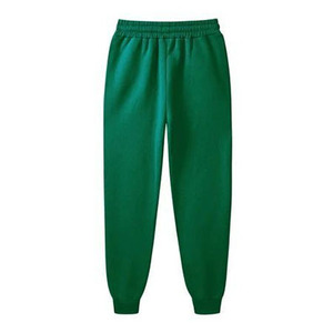 Pantalon de jogging homme en molleton de coton, coupe droite, taille élastique avec cordon de serrage, tissu doux, idéal pour le quotidien, la gym et le confort. - Product Image 1