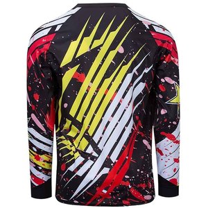 Camiseta de Motocross de Manga Larga para Hombre, Sublimada, de Secado Rápido, para Carreras, con Patrón Negro, Rojo, Amarillo y Blanco, para Todas las Temporadas - Product Image 1