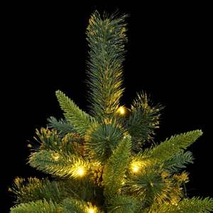 Arbre de Noël artificiel articulé de 82,7 pouces avec 300 LED - Product Image 2