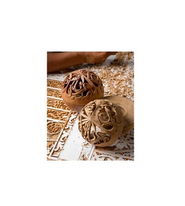 Heritage Inspired Wooden Incense Bakhoor Burner Artistic Fragrance <b>Diffuser</b> Collectible Gift - Product Image 3