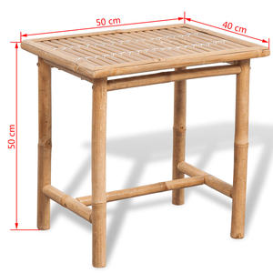 Bamboo Factory Coffee <b>Table</b> Indoor Outdoor Furniture Bamboo <b>Table</b> Boho <b>Rustics</b> Decor for Hotel Resort Beach Made in Vietnam - Product Image 2