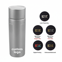 Botol Vakum Isolasi Stainless Steel SUS304 Ramah Lingkungan 320ml/10oz, Tahan Panas 6 Jam/Dingin 8 Jam, Logo Custom, Kantor IKUK