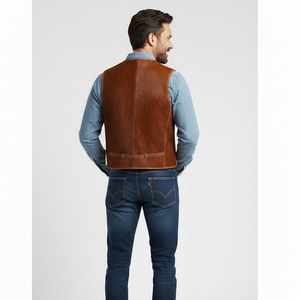 Nouveau gilet de motard pour homme en toile personnalisée polyester/coton, vintage, imperméable, grande taille, hiver, avec logo personnalisé - Product Image 6