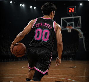 OEM Wholesale Unisex Custom Logo Embroidery Breathable 100% Polyester Sleeveless Basketball Jersey Oversized Laker for Adults - Product Image 3