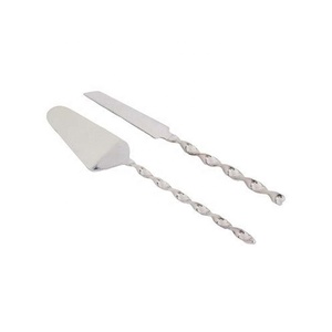 Ensemble de service à gâteau élégant royal fait à la main ensemble de couverts ensemble de serveur de gâteau de mariage en acier inoxydable avec poignée en métal - Product Image 3